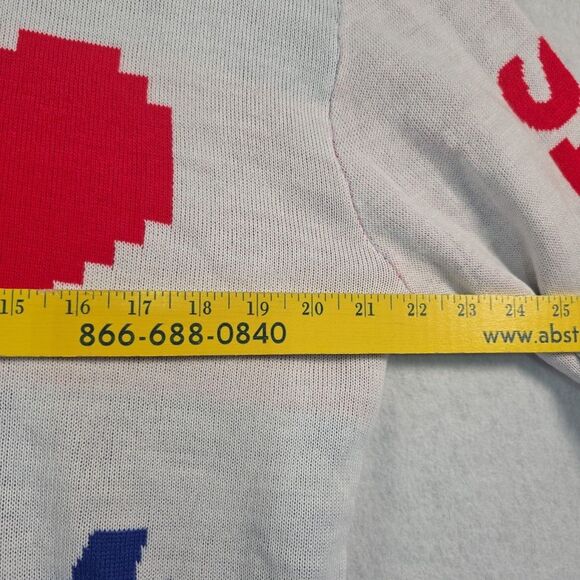 Pabst Blue Ribbon Beer Sweater Pullover Men's Oversized Medium I Love Pabst Xmas - Picture 9 of 10